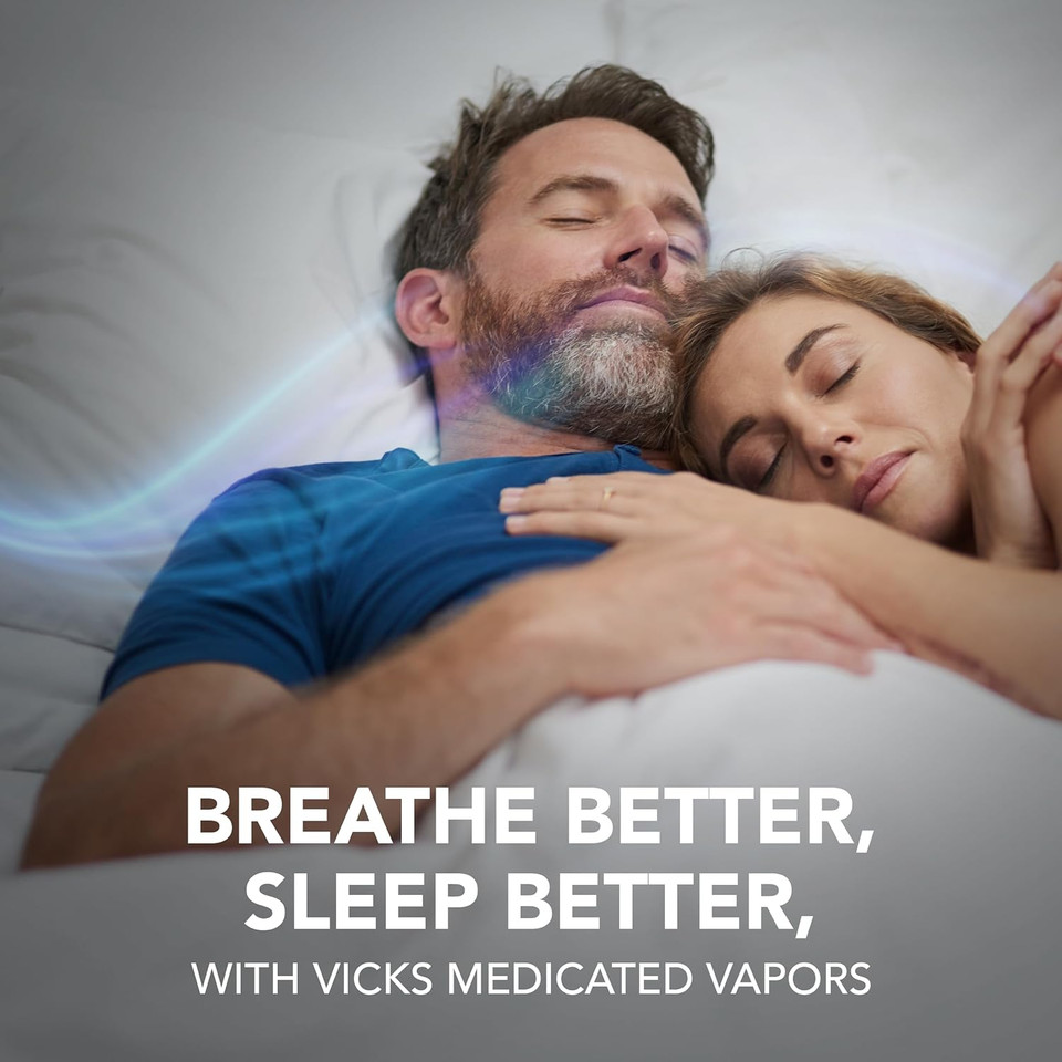 Vicks Vaposteam Medicated Liquid With Camphor, A Cough Suppressant, Helps Relieve Coughing, For Use In Vicks Vaporizers And Humidifiers, Fsa And Hsa Eligible, 8 Oz
