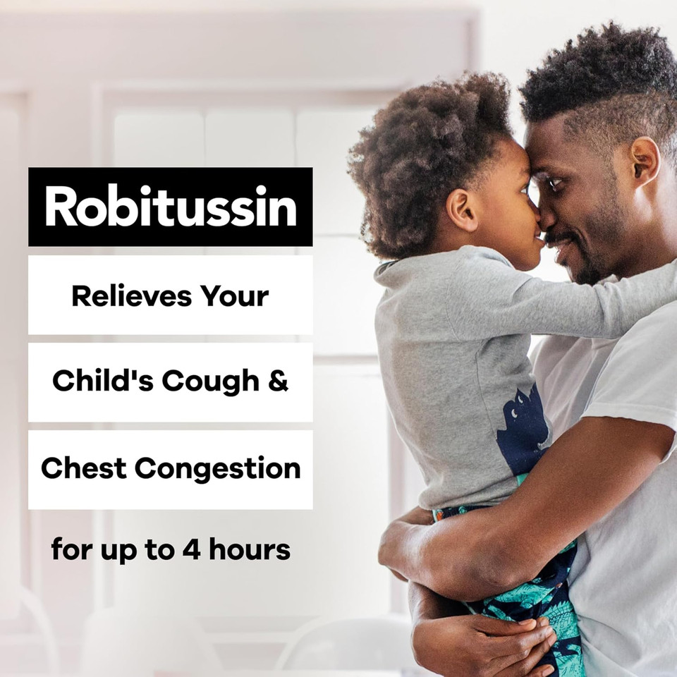 Robitussin Cough And Chest Congestion Dm, Children'S Cough Medicine, Grape Flavor - 4 Fl Oz X 3