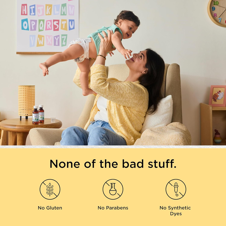 Hyland'S Kids Nighttime Cough Syrup And Mucus Relief, Kids Medicine For Ages 2-12, Grape Flavor, Promotes Sleep, Cough, Runny Nose, Mucus And Congestion, Ounces