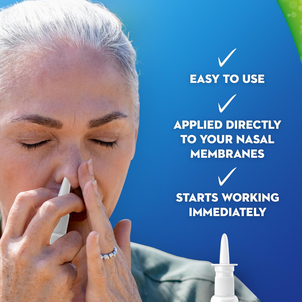 Mucinex Sinus-Max Severe Nasal Congestion Relief Sinus & Allergy Nasal Spray, 0.75 Fluid Ounce
