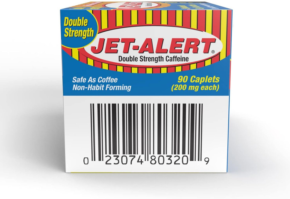 Jet-Alert 200 Mg Each Caffeine Tabs 90 Count
