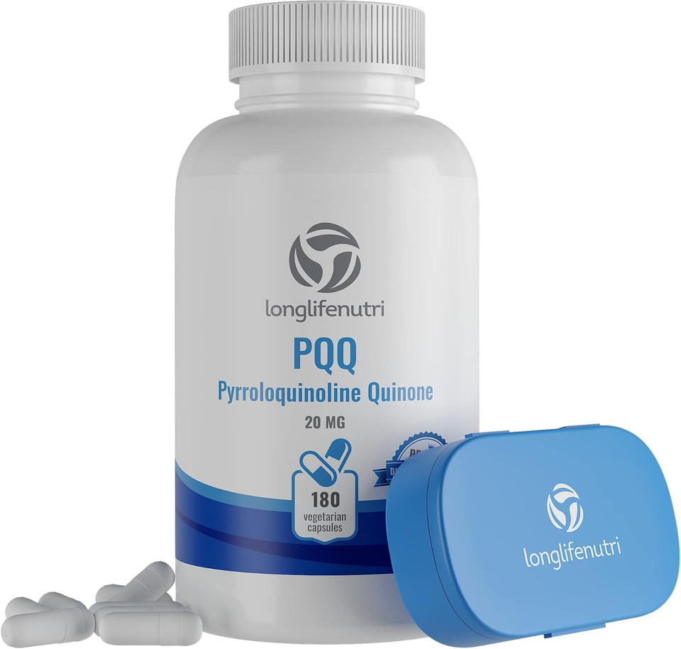 Pqq Supplement, 20Mg Per Serving, Pyrroloquinoline Quinone, 180 Vegetarian Capsules, 6-Month Supply, Made In Usa, Natural Supplement, Daily Wellness Pqq Supplement, 20Mg Per Serving, Pyrroloquinoline Quinone, 180 Vegetarian Capsules, 6-Month Supply, Made In Usa, Natural Supplement, Daily Wellness