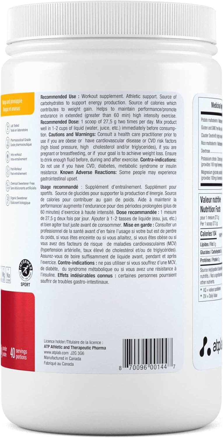 Atp Lab | Pentacarb 1,1Kg | Carbohydrate Supplements And Electrolytes (1.1Kg, Cherry And Raspberry)