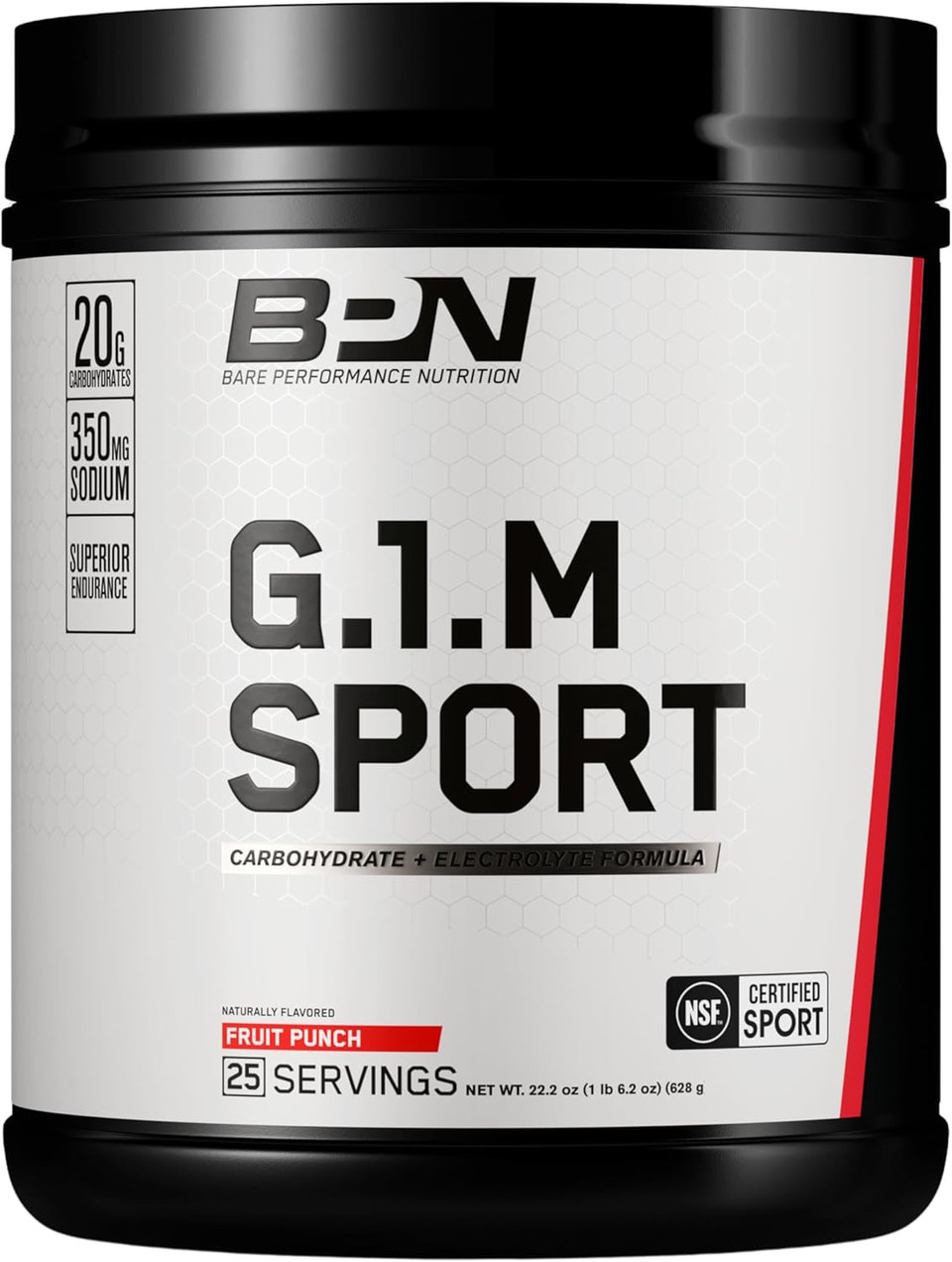 Bare Performance Nutrition, Bpn G.1.M Go One More Sport, Endurance Training Fuel, Superior Carbohydrate & Electrolytes Powder Formula, Reduce Fatigue, Orange, 25 Servings