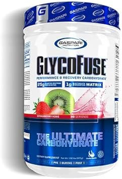 Gaspari Nutrition Glycofuse: Performance And Recovery Carbohydrate, 25G Cluster Dextrin And 1G Electrolyte And Hydration Matrix (30 Servings, Lemon Ice)