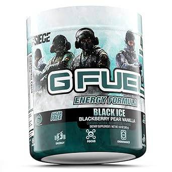 G Fuel Crash Team Rumble Energy Drink Powder, Pre Workout Caffeine Mix For Gaming, Sugar Free Focus Amino, Vitamin + Antioxidants, 9.9Oz (Apple Mango Wumpa Fruit, 40 Servings)