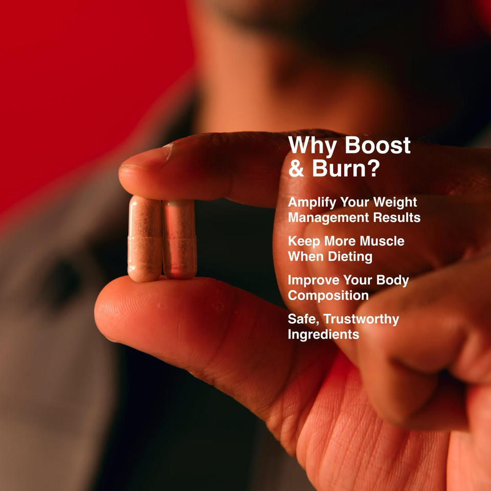 Mdrive Boost And Burn Testosterone Support Supplement And Fat Burner With Zinc, Ksm-66 Ashwagandha, Advantra Z, 75 Capsules