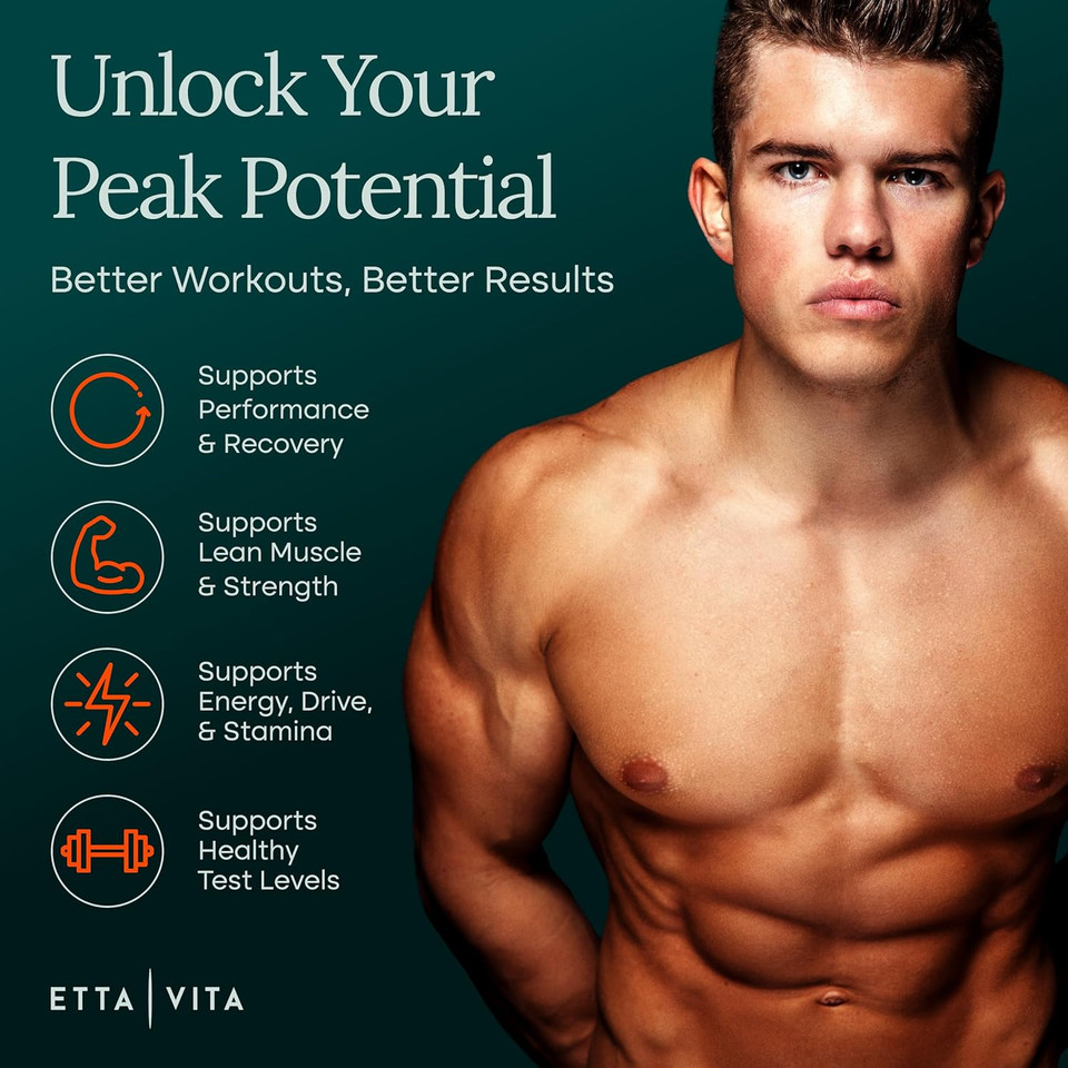 Potent Turkesterone Supplement, 2X Pure (Made In Usa - 3Rd Party Tested) Most Bioavailable And Natural Test Support Supplement, Supports Energy, Lean Muscle Growth, Recovery And Stamina, Vegan (60Ct)