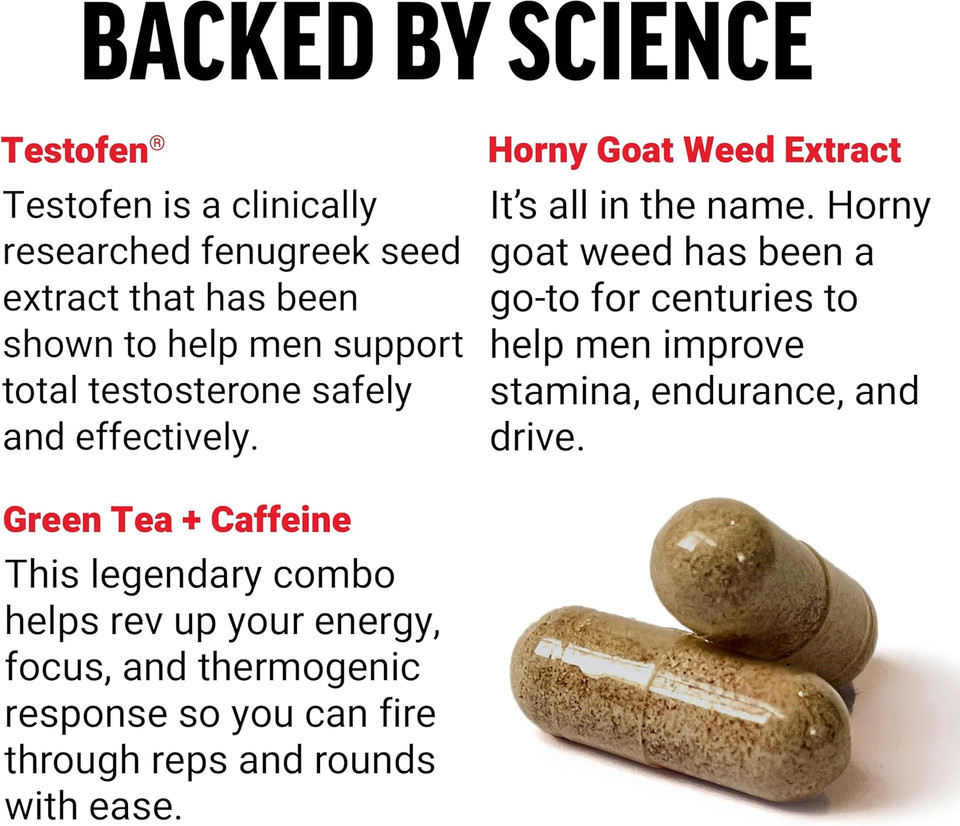 Force Factor Test X180 Ignite Total Testosterone Booster For Men With Fenugreek Seed And Green Tea Extract To Build Lean Muscle, Boost Energy, And Improve Performance, 120 Count