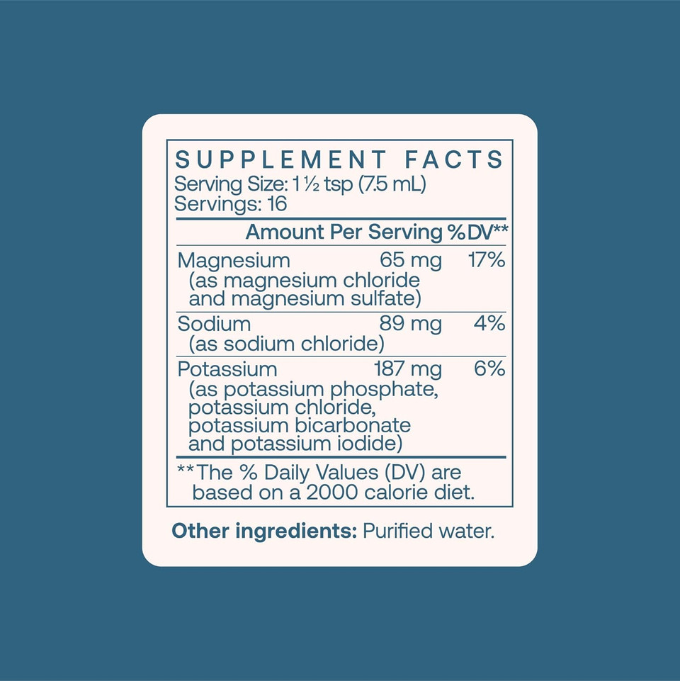 Bodybio E-Lyte - Liquid Electrolyte Concentrate For Clean Hydration, Energy & Cramp Relief - No Sugar, No Artificial Flavors, No Fillers, Keto Friendly