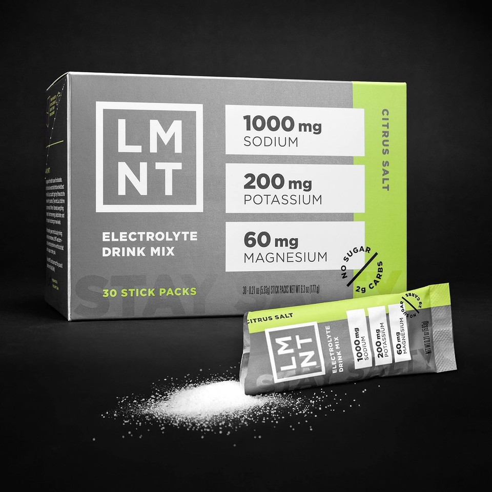Lmnt Zero Sugar Electrolytes - Orange Salt | Drink Mix | 30-Count
