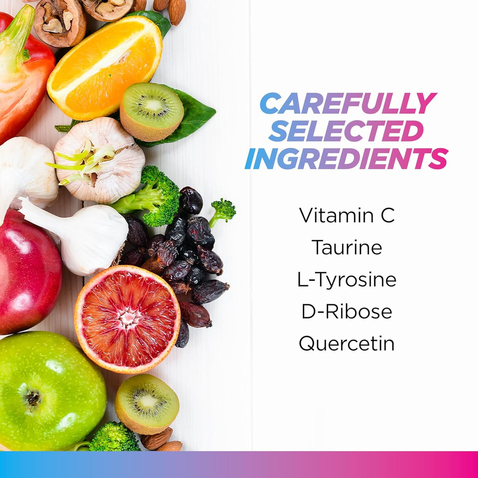 Livingood Daily Electrolytes Powder, Electrolytes Hydration Powder With Vitamin C, Taurine, D Ribose & Fos, Sugar Free Electrolyte Drink Mix, Keto, Gluten Free, Lemon Lime Flavor, 30 Servings