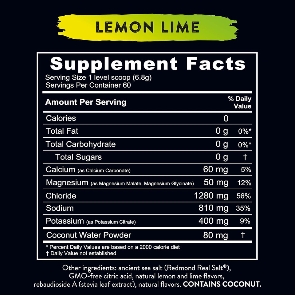 Redmond Re-Lyte Hydration Electrolyte Powder Mix (Mixed Berry)