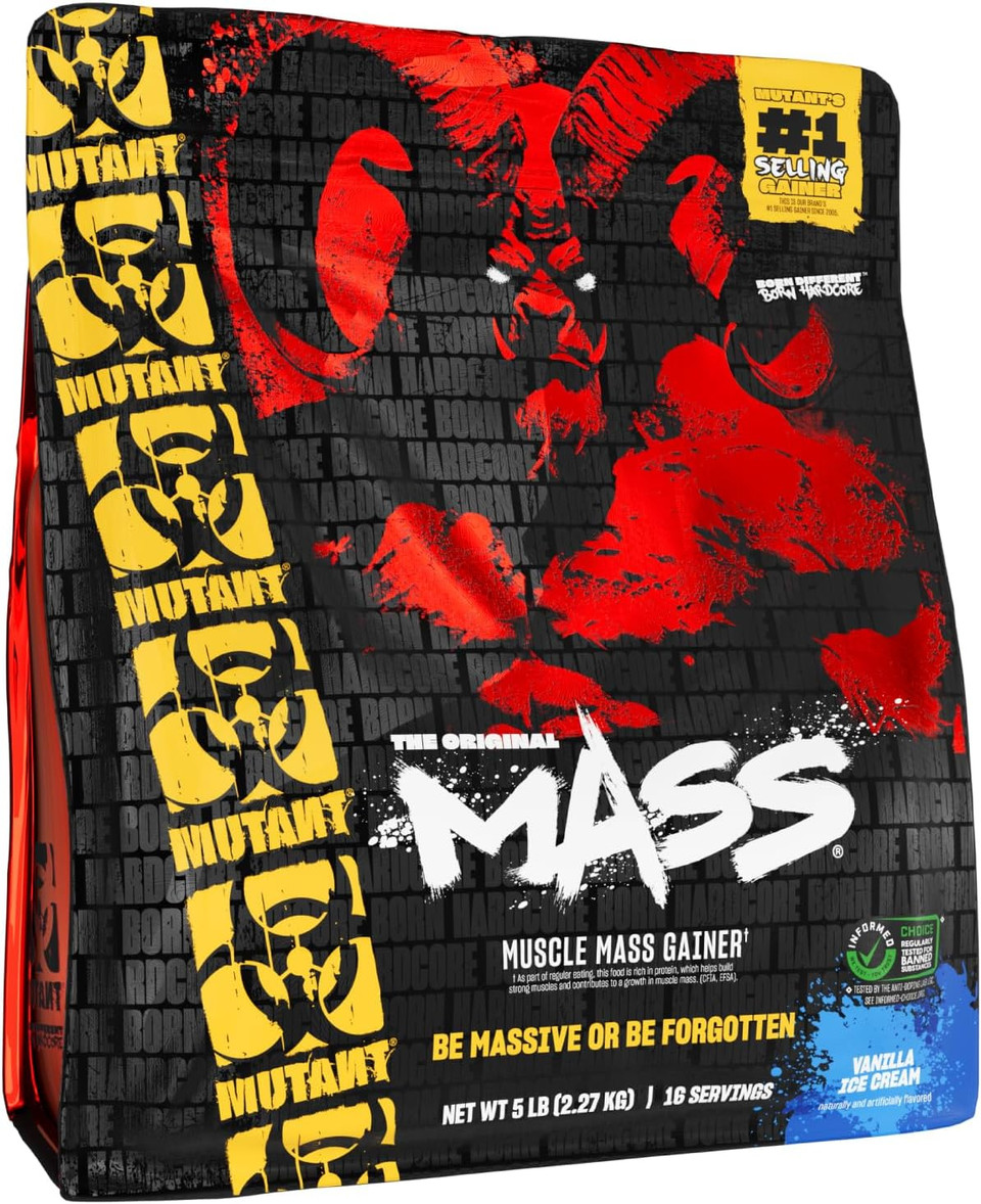 Mutant Mass Weight Gainer Protein Powder - Mass Builder For Bulking And Lean Mass Gainer, The Weight Gainer Men Need To Bulk Up  15 Pound  Triple Chocolate