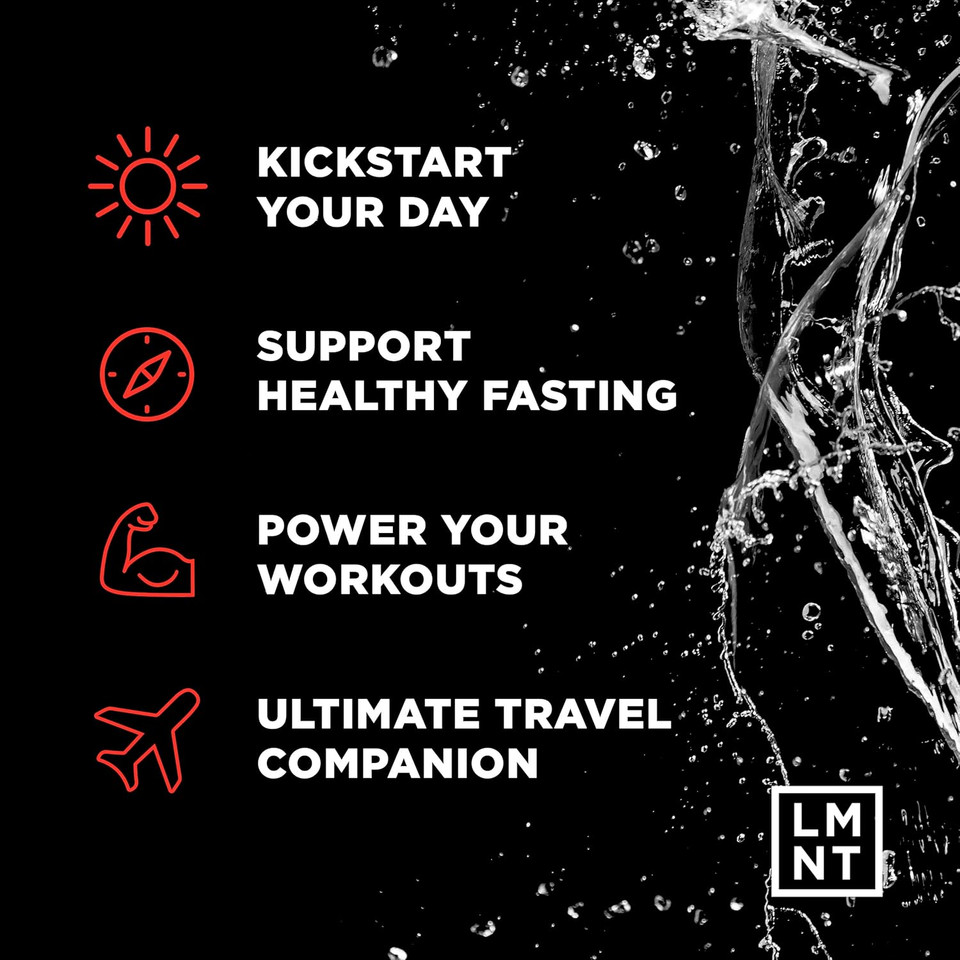 Lmnt Zero Sugar Electrolytes - Watermelon Salt | Drink Mix | 30-Count