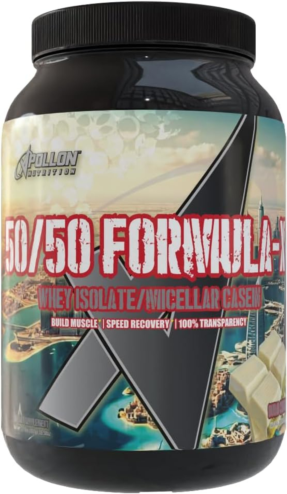 Apollon Nutrition 50/50 Formula-X | Whey Isolate And Casein Protein | 2 Lb (Chocolate Hazelnut) Apollon Nutrition 50/50 Formula-X | Whey Isolate And Casein Protein | 2 Lb (Chocolate Hazelnut)