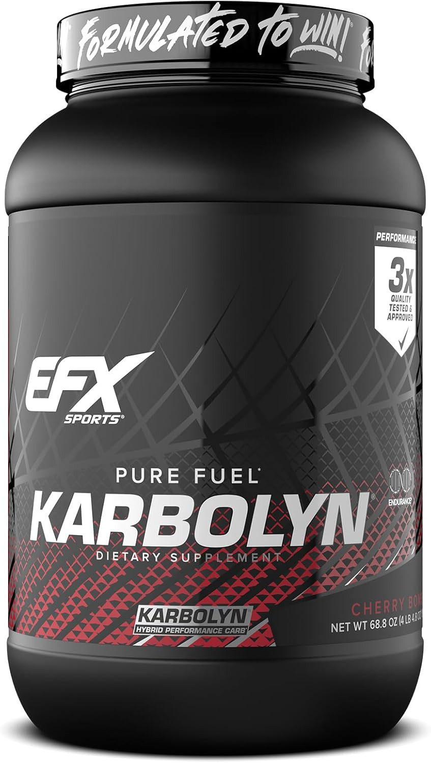 Efx Sports Karbolyn Fuel | Fast-Absorbing Carbohydrate Powder | Carb Load, Sustained Energy, Quick Recovery | Stimulant Free | 36 Servings (Chocolate Overload)