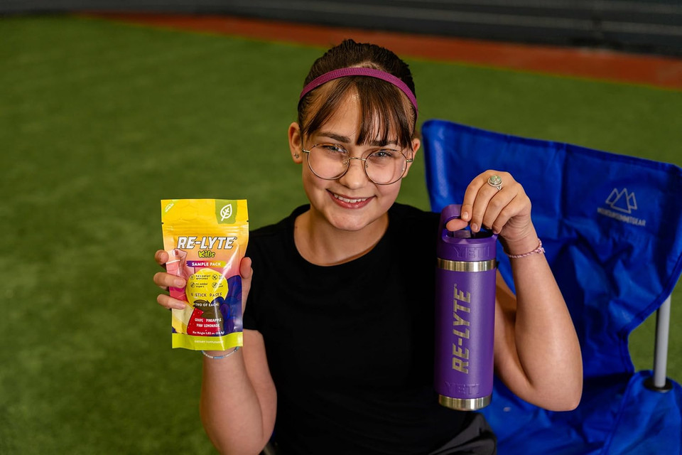 Redmond Re-Lyte Kids Hydration Electrolyte Mix Powder, Grape 7.62 Oz