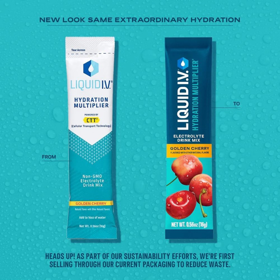 Liquid I.V.® Hydration Multiplier - Grapefruit | Electrolyte Powder Drink Mix | 1 Pack (16 Servings)