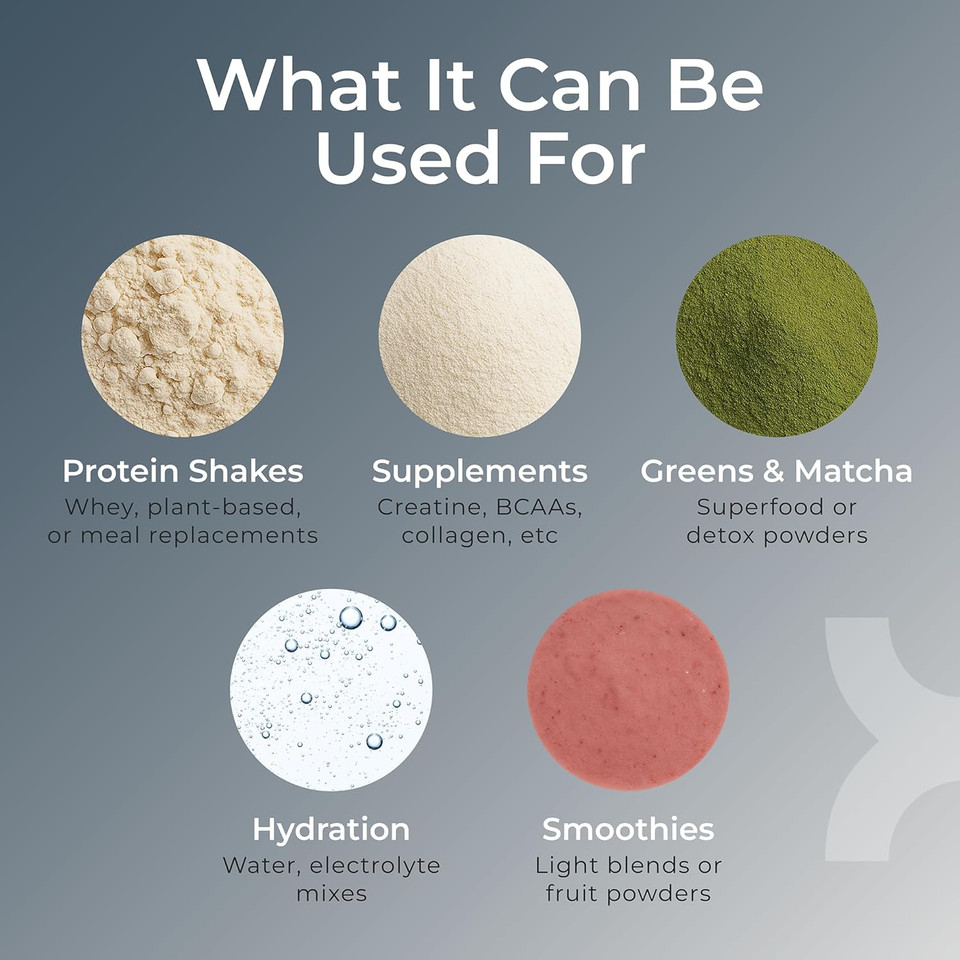 32Oz Protein Shaker Bottle - Leak-Proof & Bpa-Free Stainless Steel Shaker Cup With Snap-Fit Agitator For Smooth Mixing - No Odor, Easy To Clean - Blender Shaker Bottle For Gym Pre Workout & Smoothies