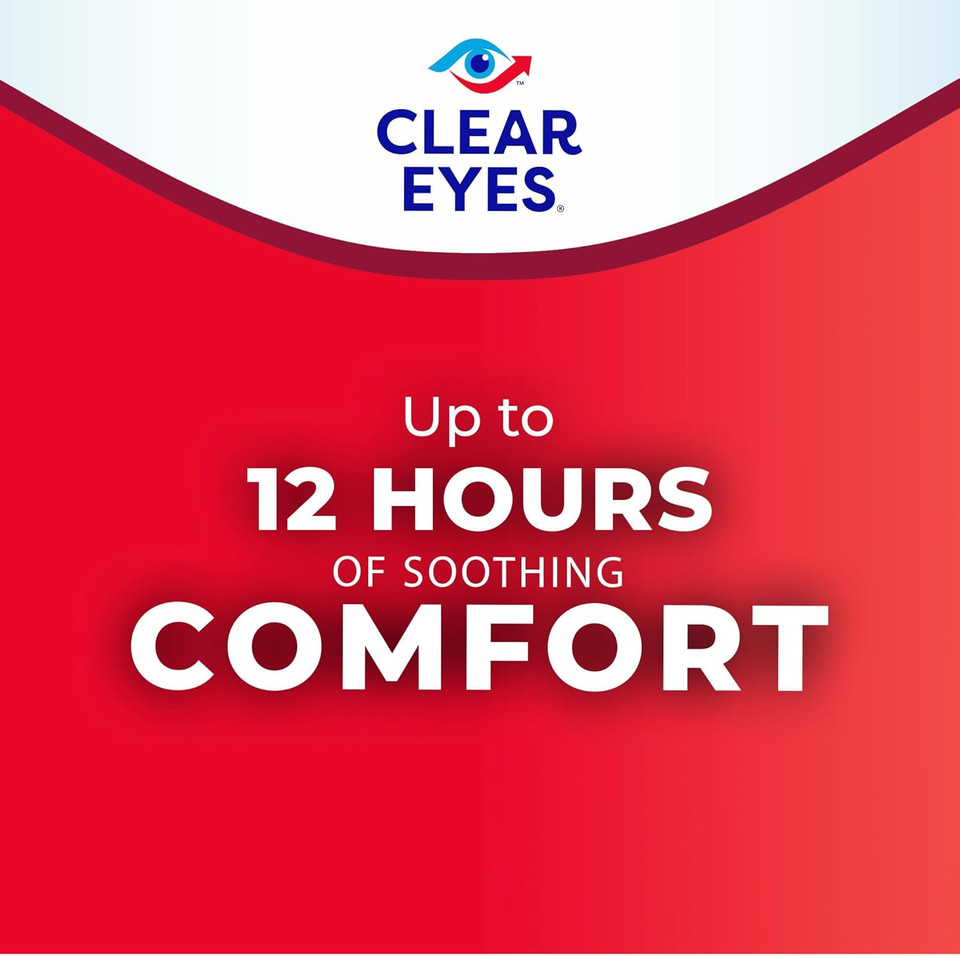 Clear Eyes Redness Relief Lubricant Redness Relief Eye Drops, 0.5 Oz