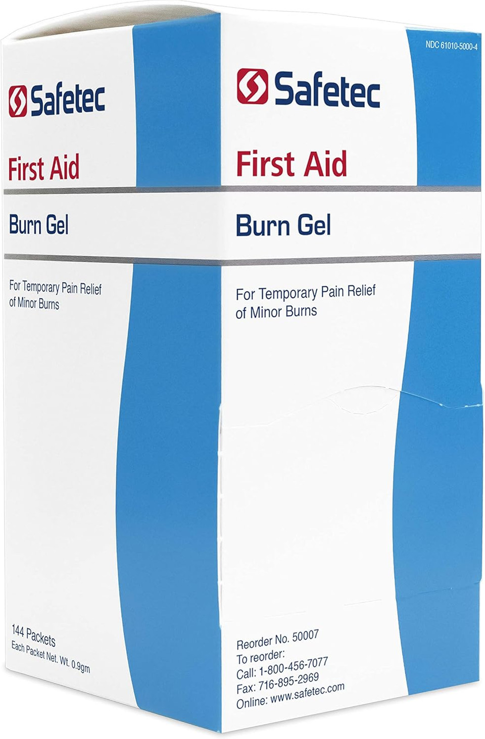 Safetec Burn Gel.9 G. Pouch 144 Ct. Box (12 Boxes/Case)