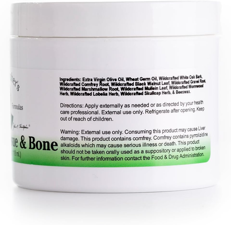 Christopher'S Original Formulas Complete Tissue & Bone Ointment, Herbal Topical For Muscle & Joint Support, 4 Fl Oz