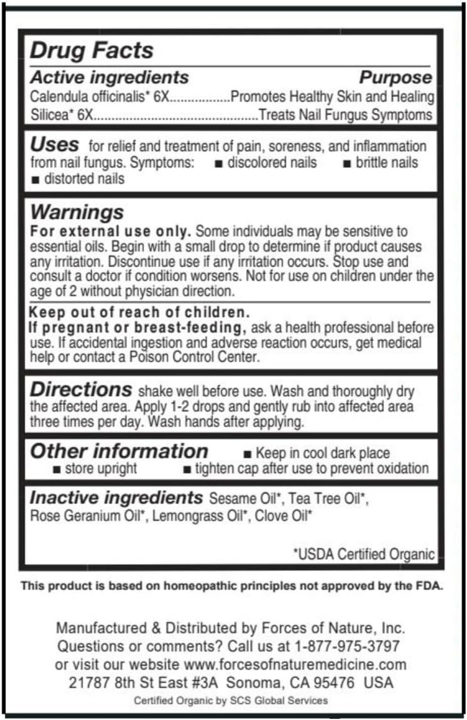 Forces Of Nature Toenail Nail Fungus Treatment, Organic Antifungal Restores Appearance Of Toenails And Fingernails, Homeopathic Medicine For Cracked, Dry, Damaged & Discolored Nails, .37 Fl Oz Forces Of Nature Toenail Nail Fungus Treatment, Organic Antifungal Restores Appearance Of Toenails And Fingernails, Homeopathic Medicine For Cracked, Dry, Damaged & Discolored Nails, .37 Fl Oz