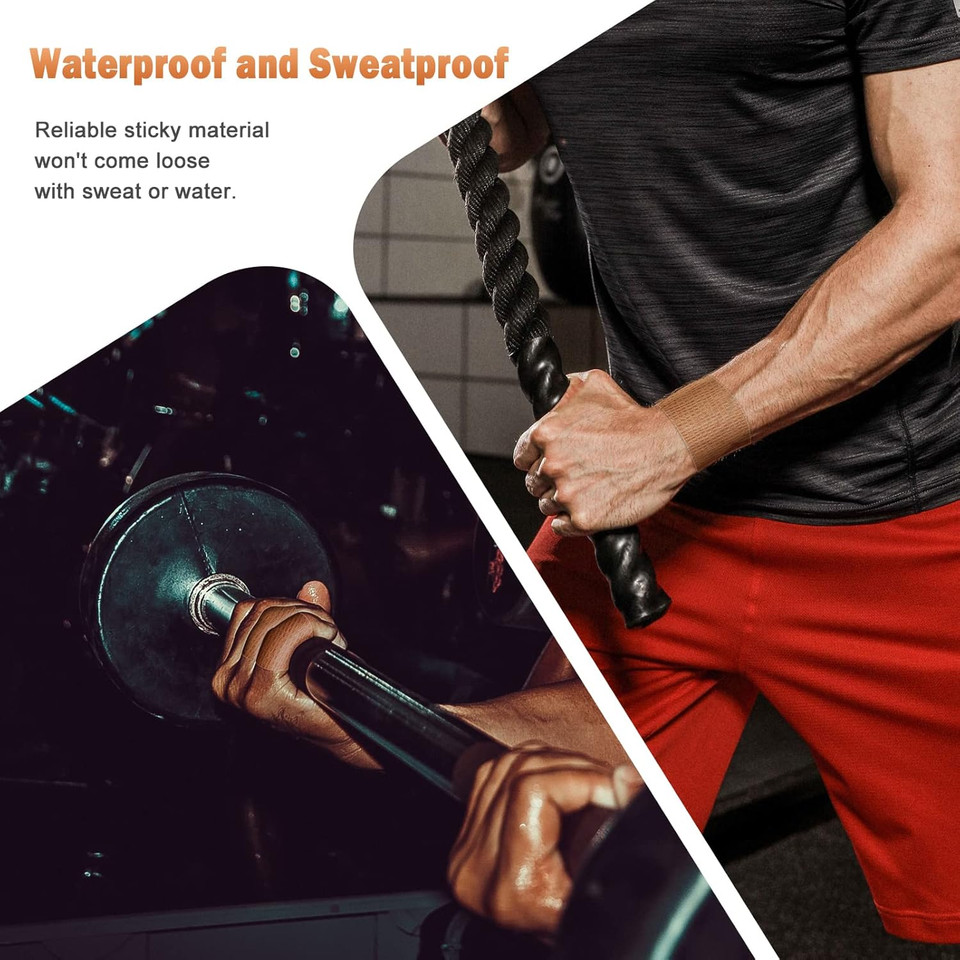 Ok Tape Self Adherent Cohesive Bandages Wrap - 12Packs, 3" X 5 Yards, Non-Woven Self Adhesive Bandage Wrap For Thumb, Finger, Wrist, Ankle, Vet Wrap Bandages Tape (Beige)