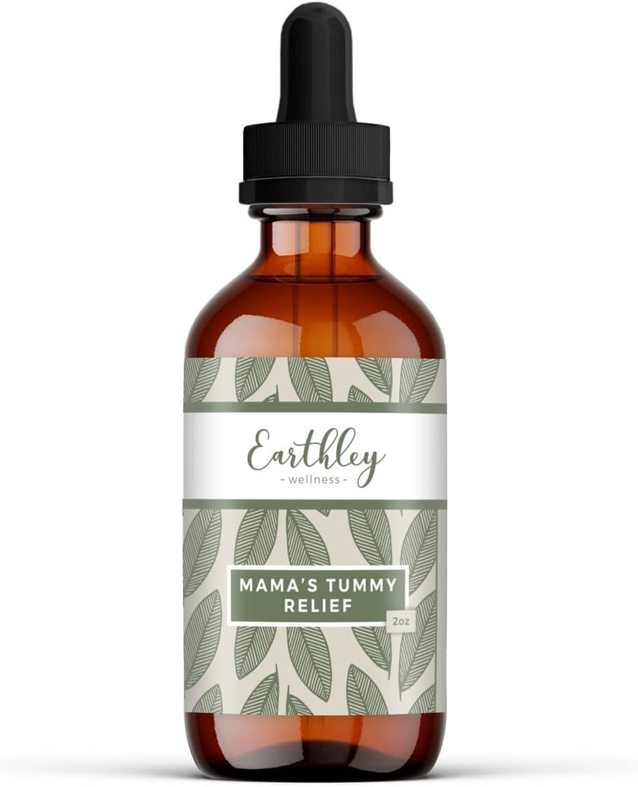 Earthley MamaS Tummy Relief, Natural Morning Sickness & Nausea Support, Gentle Herbal Digestive Aid For Pregnancy & Upset Stomachs, Organic & Alcohol-Free (2Oz)