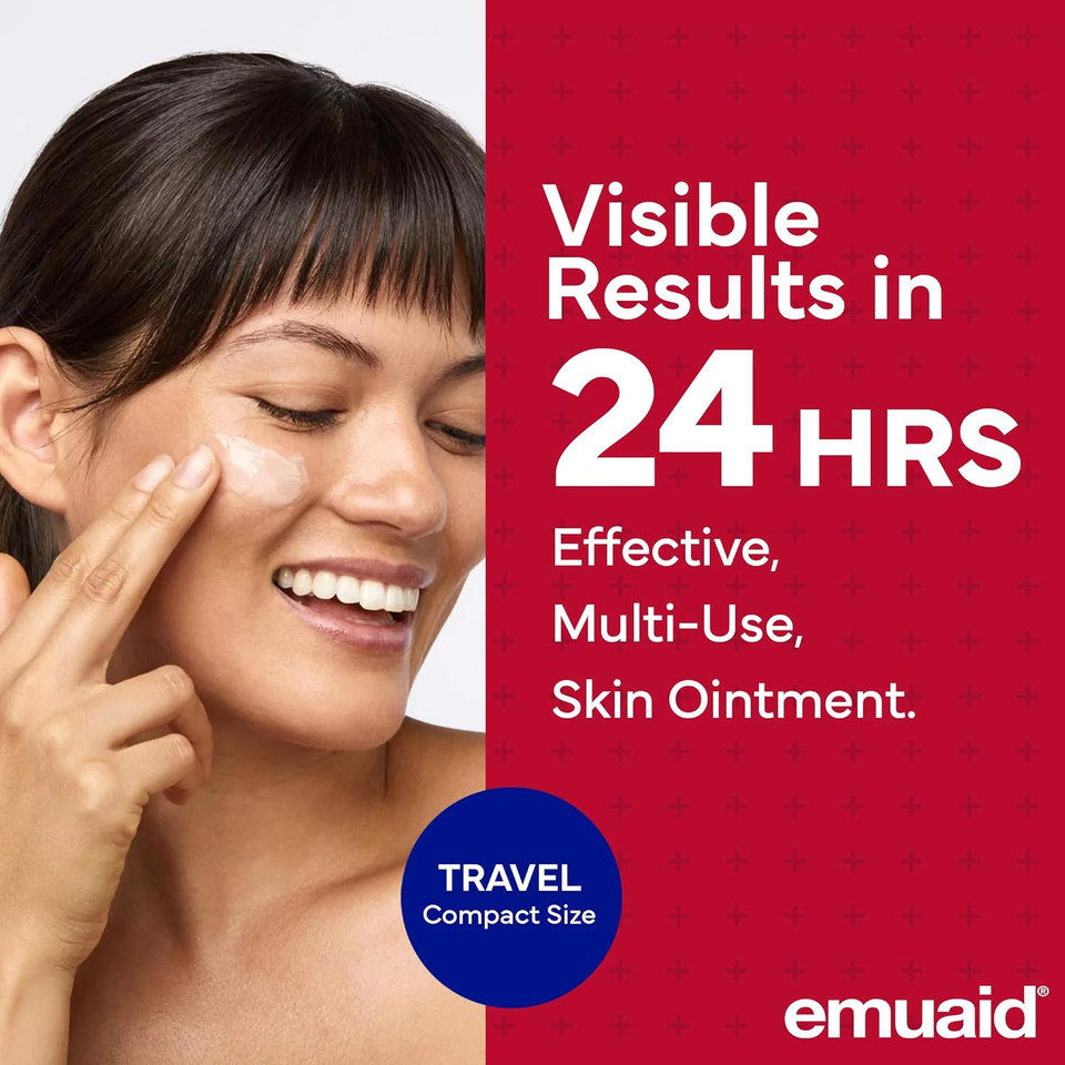 Emuaid Emuaidmax Ointment For Itchy Skin, Maximum Strength Treatment For Athlete'S Foot, Psoriasis, Jock Itch, Rash, Eczema, Cold Sores, Blisters, And Yeast Infection 2Oz