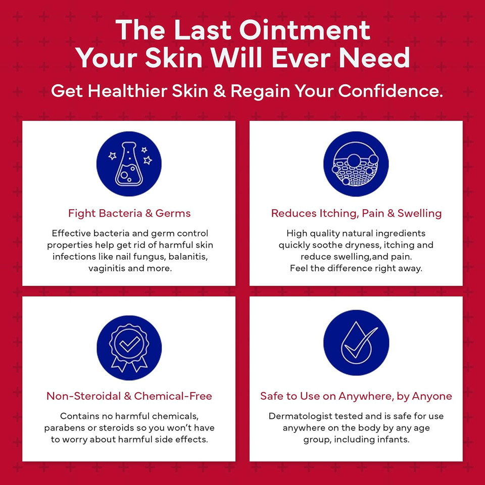 Emuaid Emuaidmax Ointment For Itchy Skin, Maximum Strength Treatment For Athlete'S Foot, Psoriasis, Jock Itch, Rash, Eczema, Cold Sores, Blisters, And Yeast Infection 2Oz