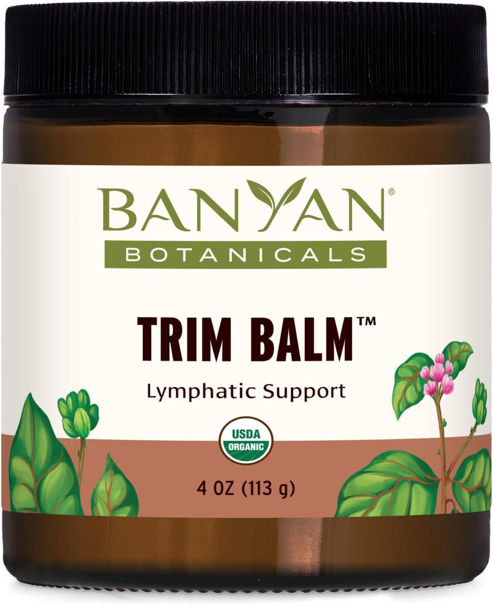 Banyan Botanicals Trim Balm - Certified Organic, 4 Oz - Chitrak And Guggulu Increases Metabolism