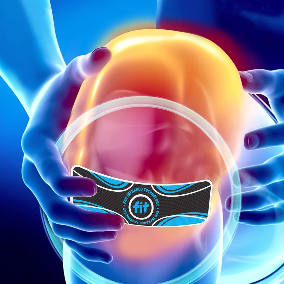 Jointflex Fit Therapy Far Infrared Universal Patch, Supports Continuous Active Mobility For Muscles & Joints, Up To 5 Days/Patch, Water Resistant, Non-Heating, Drug-Free, 9-Ct, 3 Rectangular/6 Round