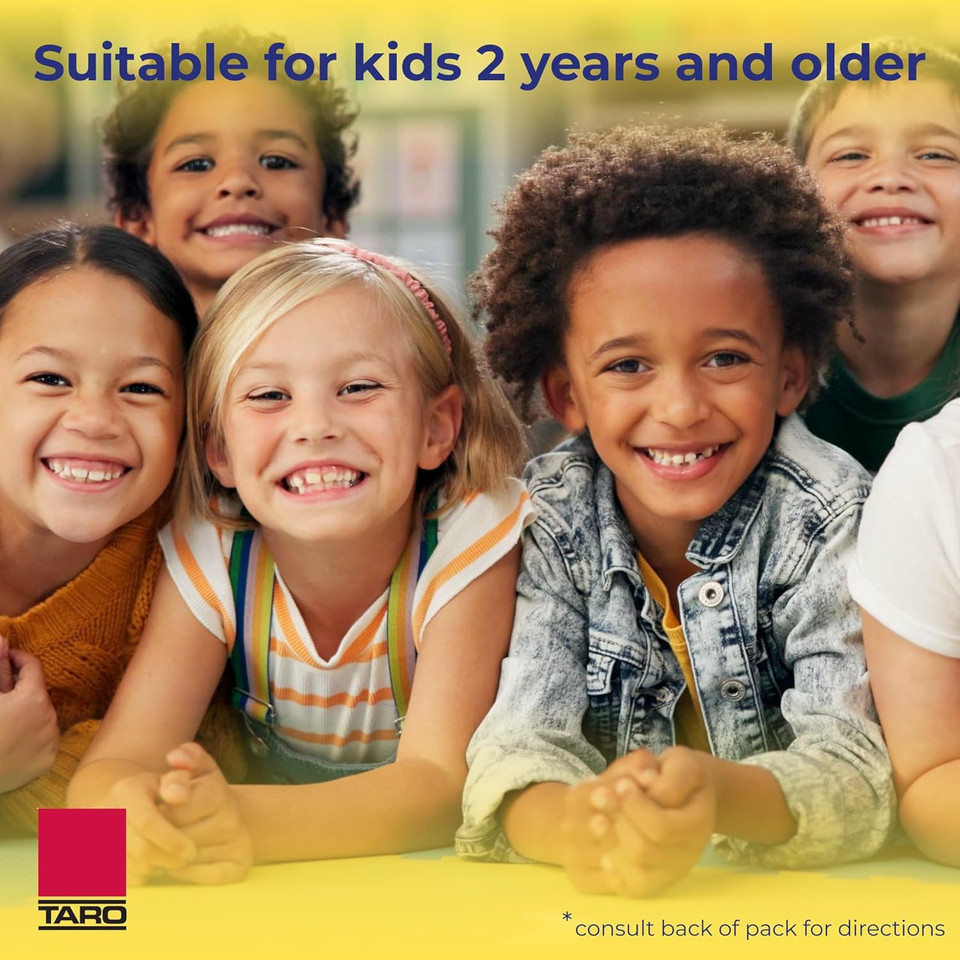 Taro Children'S Ibuprofen Oral Suspension 100 Mg Per 5 Ml, 4 Fl Oz, Pain Reliever And Fever Reducer For Ages 2-11 Years, Dye-Free, Berry Flavor