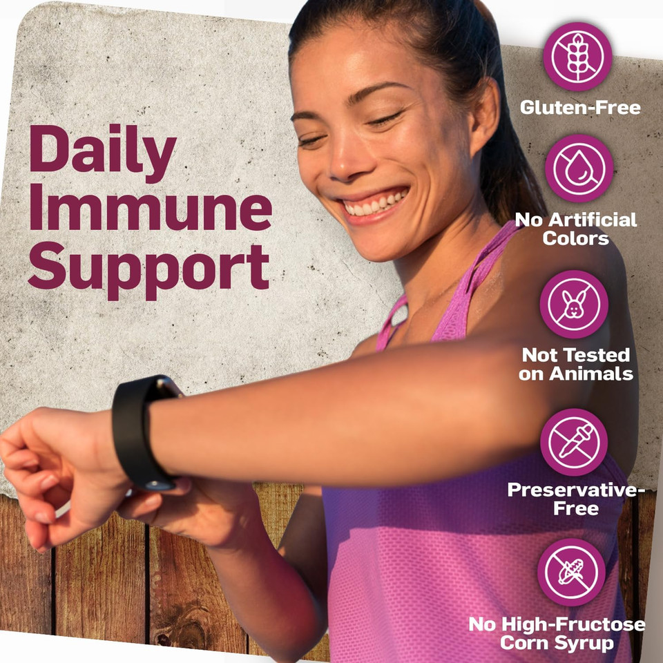 Tukol Naturals Elderberry Syrup With Vitamin C, D, And Zinc, Immune Support Supplement With Natural Honey For Adults & Teens, Herbal Elderberry Boost For Immunity & Antioxidant Support, 6Oz