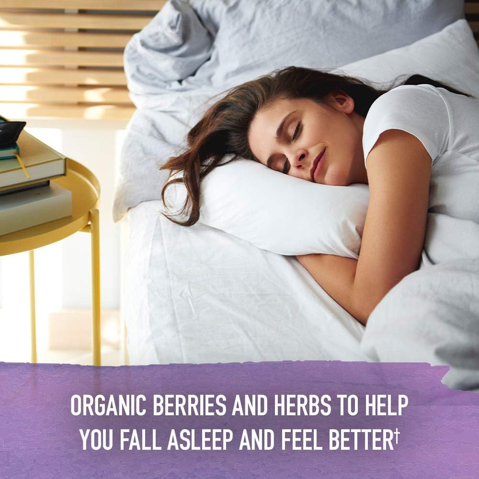 Garden Of Life Organics Elderberry & Sleep Immune Syrup - Immune Support For Adults And Kids 12 And Older With Zinc And Vitamin C, Organic Liquid With Sleep Herbs, No Added Sugars, 6.59 Fl Oz