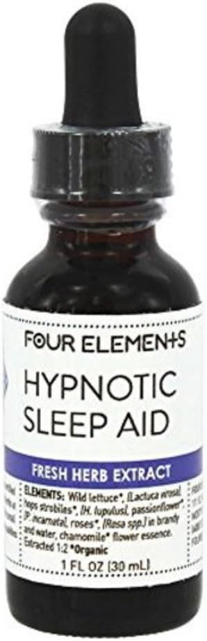 Hypnotic Sleep Tincture Blend, Fresh Organic Herb Extract, 1 Oz
