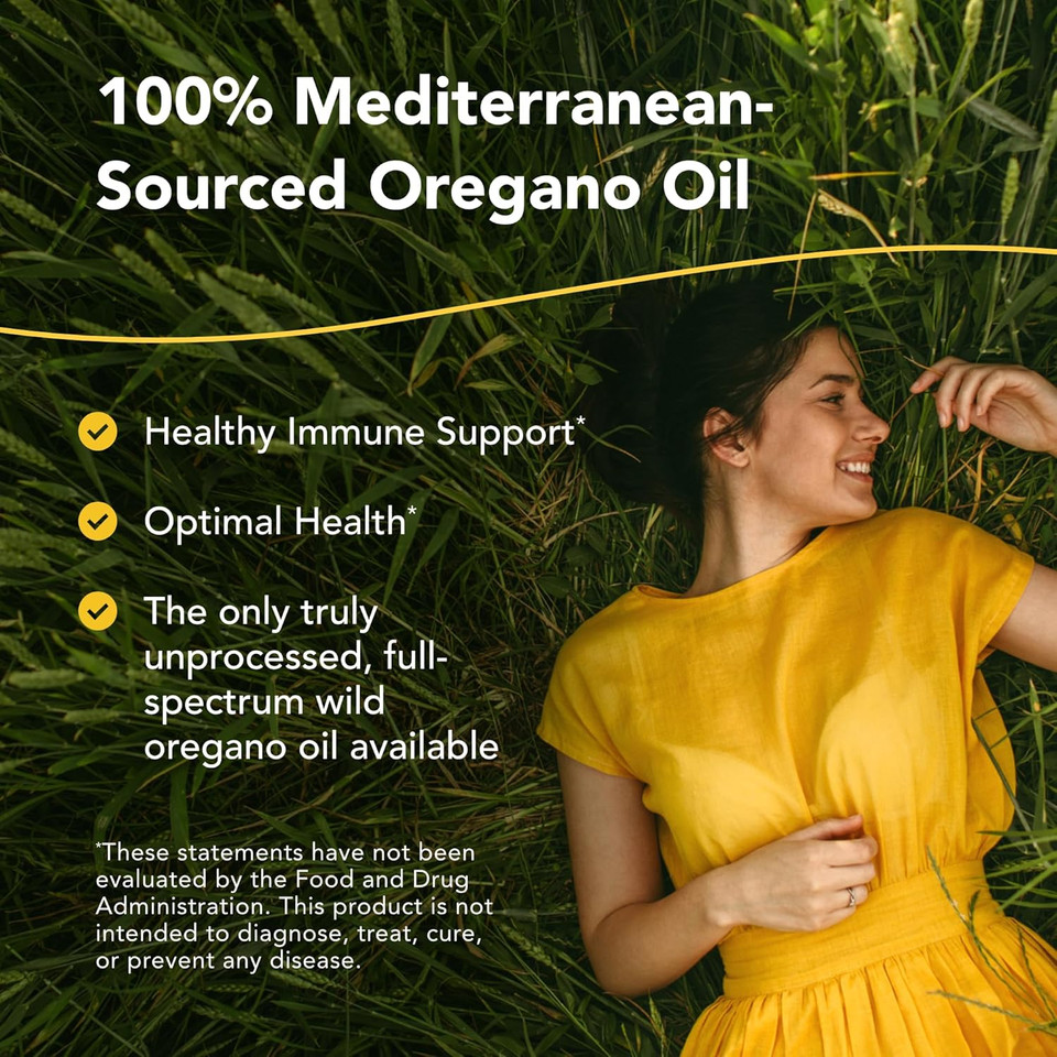 North American Herb & Spice Oreganol - 1 Fl. Oz. - Unprocessed, Wild, Organic Oregano Oil - Mediterranean Source P73 - Non-Gmo - 432 Servings