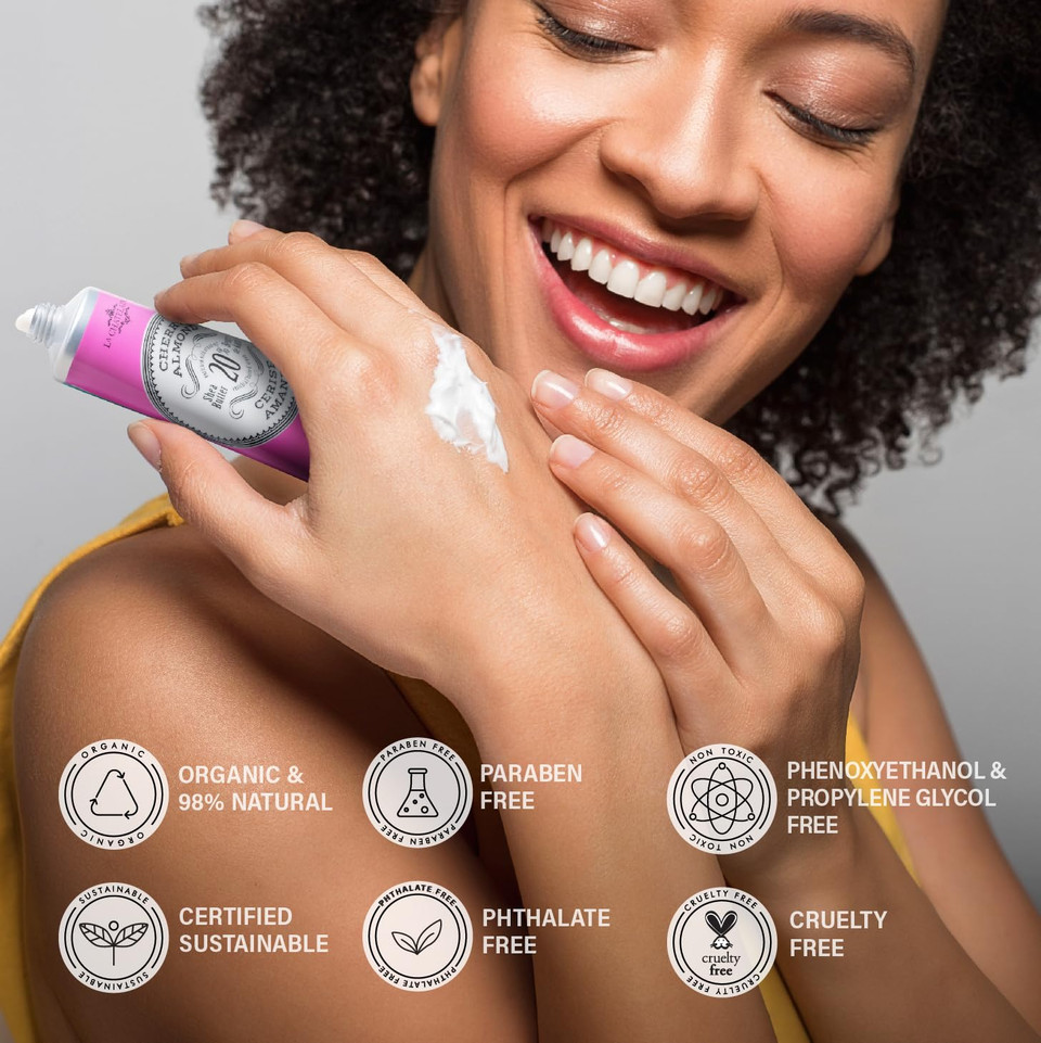 La Chatelaine 20% Shea Butter Hand Cream Travel Size, Organic Argan Oil, Moisturizing, Nourishing, Repairing, Extra-Rich Hand Lotion, Made In France, Paraben Free, 1 Oz / 30Ml (Coconut Milk)