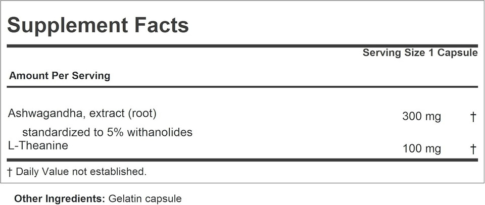 Andrew Lessman Ashwagandha 60 Capsules - Standardized Ashwagandha Extract. Promotes Relaxation, Positive Mood, Overall Well-Being And Vitality. Small Easy To Swallow Capsules