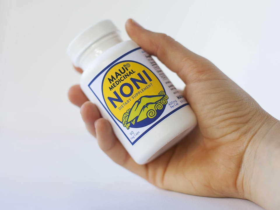 Kona Noni 90 Vcaps 400Mg Per Capsule Organic Whole Fruit