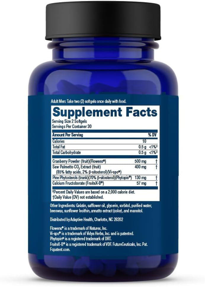 Max - Advanced Saw Palmetto Prostate Support Supplement For Men'S Health, 60Ct