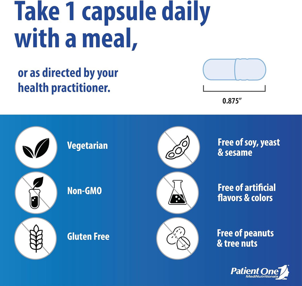 Patient One Turmeric Curcumin 500 Mg | Supplement To Support Healthy Inflammatory Response And More* | With Black Pepper Extract | 90 Capsules