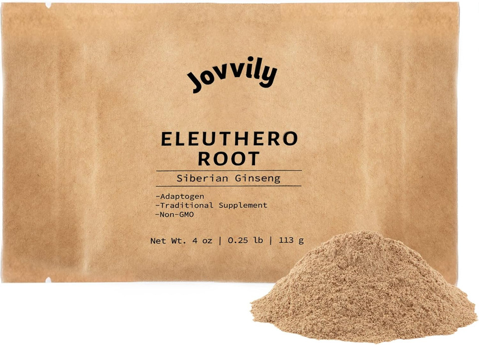 Eleuthero Root Extract Powder - 4Oz - Siberian Ginseng - Adaptogen - Non-Gmo