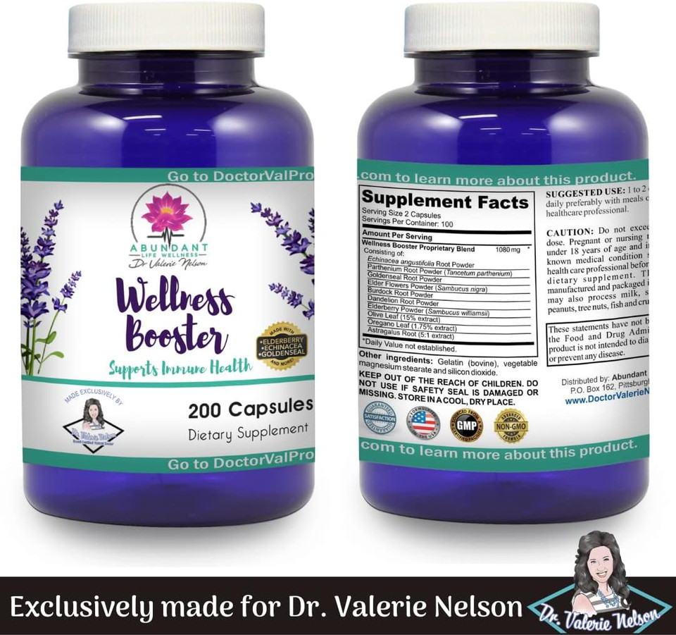 Echinacea Elderberry Goldenseal & More - 200 Caps - Wellness Boosters