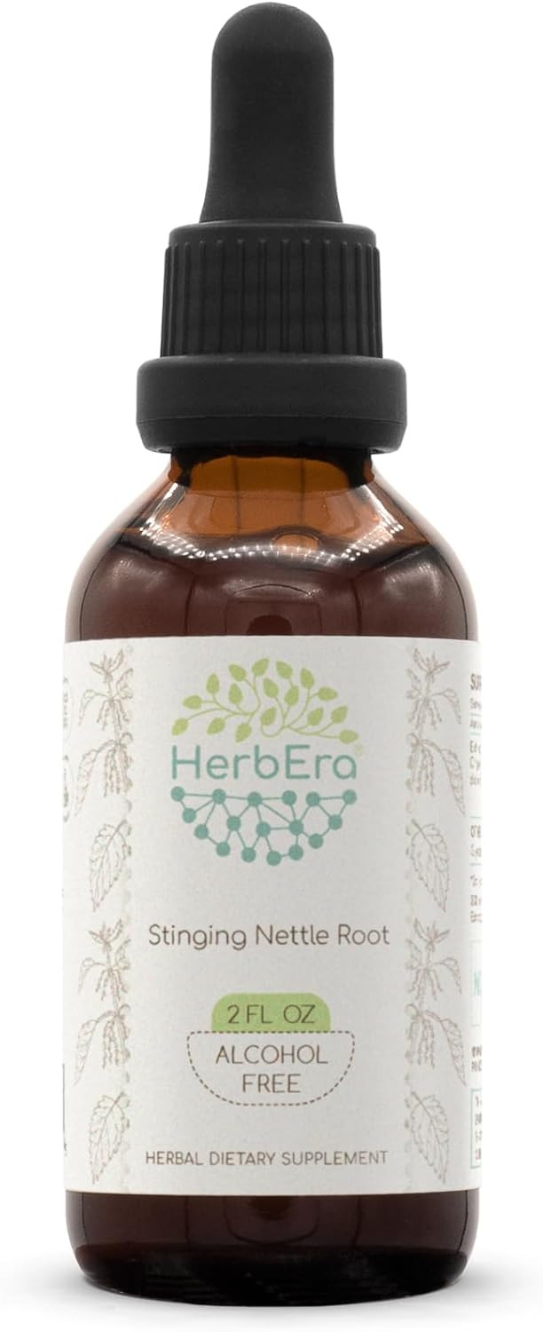 Stinging Nettle Root B120 (2Pcs) Alcohol-Free Herbal Extract Tincture, Concentrated Liquid Drops Natural (Urtica Dioica) (2X4 Fl Oz)