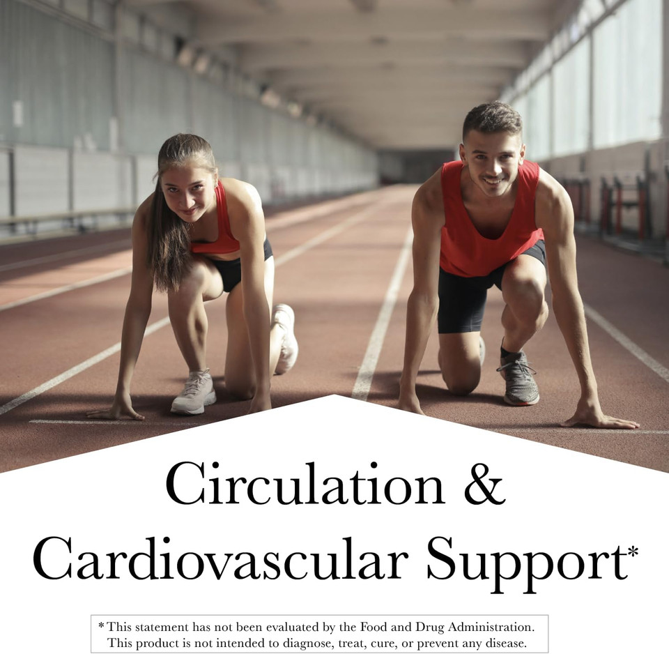 Kroeger Herb Products, Circu Flow, Hawthorn Supplement For Heart Support, Daily Circulation Supplement, Promotes Cardiovascular Function With Hawthorn Berry, Non-Gmo, 270 Capsules, Made In Usa