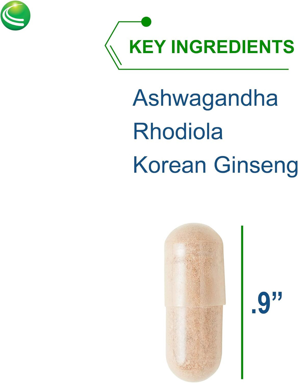 Nutra Biogenesis Bioadaptogen Ultra - Adaptogens Supplements, Adaptogenic Herbs Complex For Men And Women, Ashwagandha, Rhodiola Rosea, Ginseng For Mental Stress Support - 60 Capsules