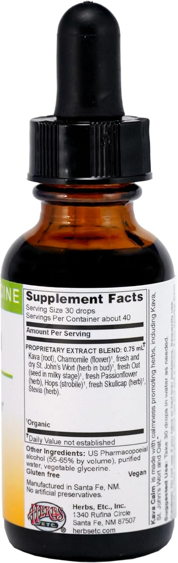 Herbs Etc. Kava Calm 1 Oz